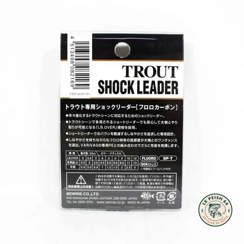 Varivas Trout Shock 0,148mm 30m | Le Peish 64