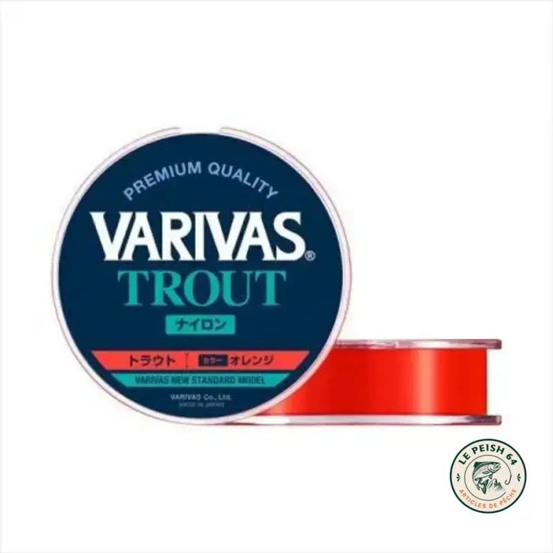 Varivas Trout Nylon 100m 5lb Orange | Le Peish 64