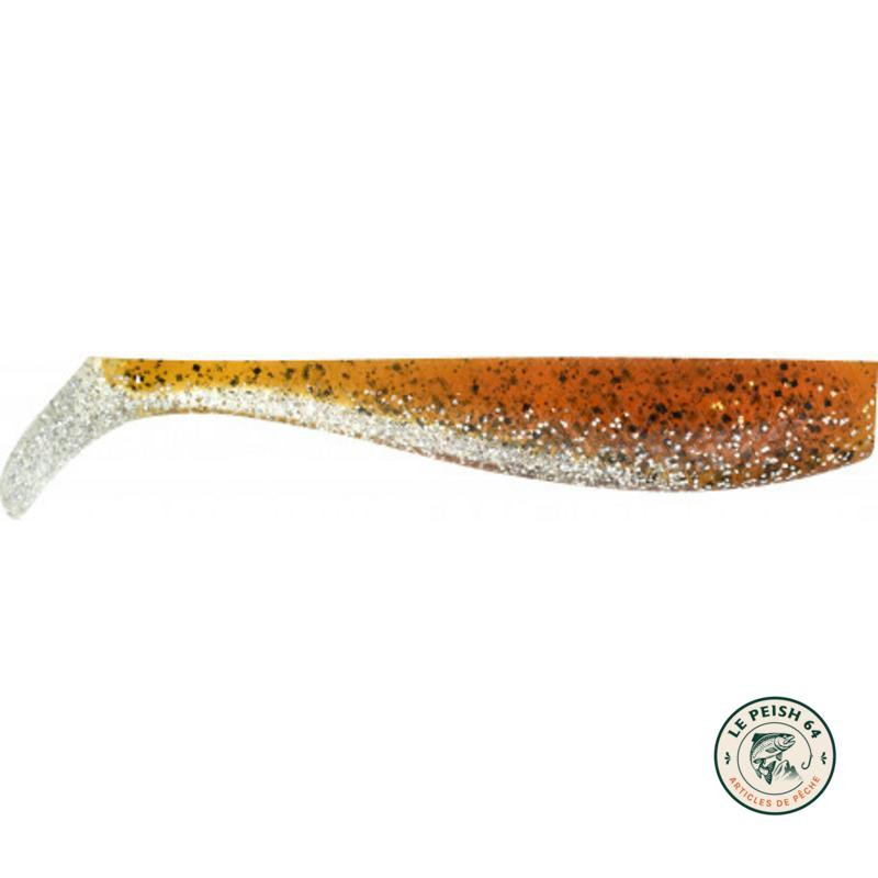 Bakuree Shad KB 80mm Tinsel Brown | Le Peish 64