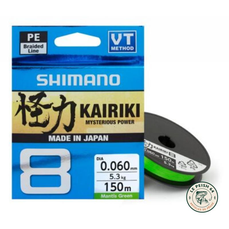 Shimano Kairiki 8 Mantis Green 300 m | Le Peish 64