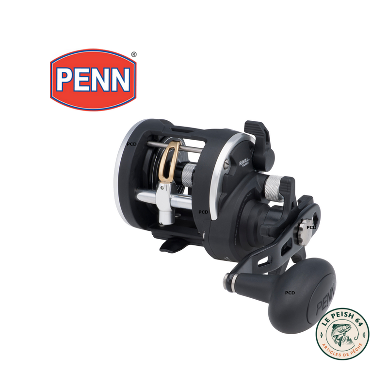 Moulinet Mer Traîne Penn Rival Level Wind 30 LWLH | Le Peish