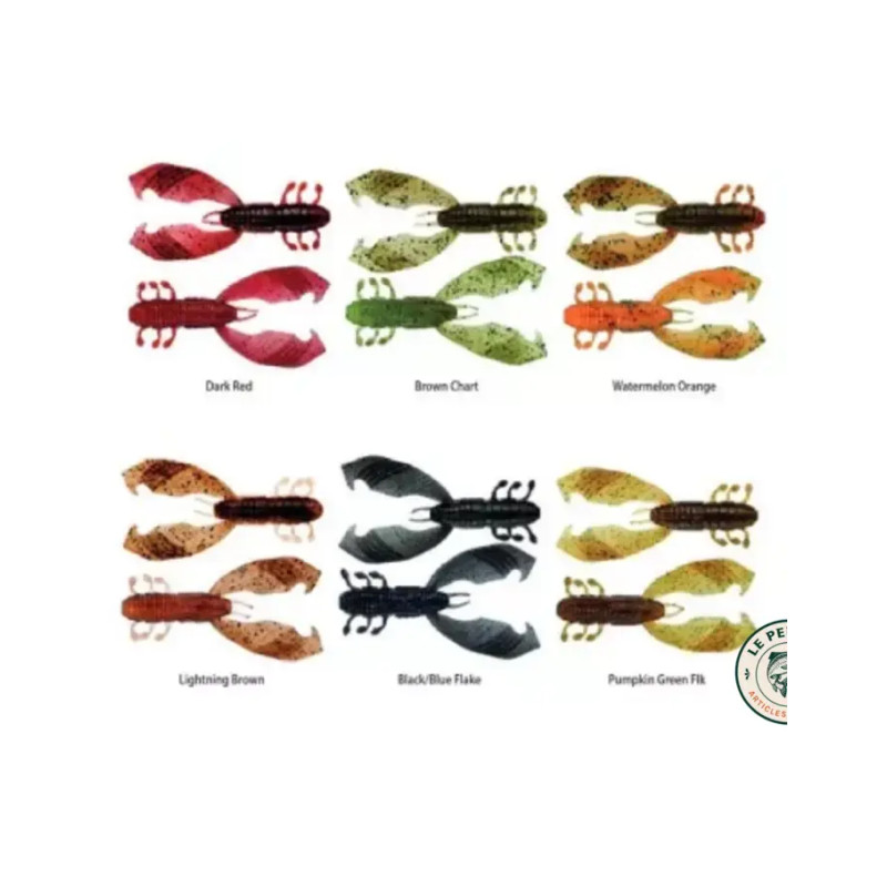 Leurre souple Boogie Craw Vib 9cm Gunki | Le Peish 64