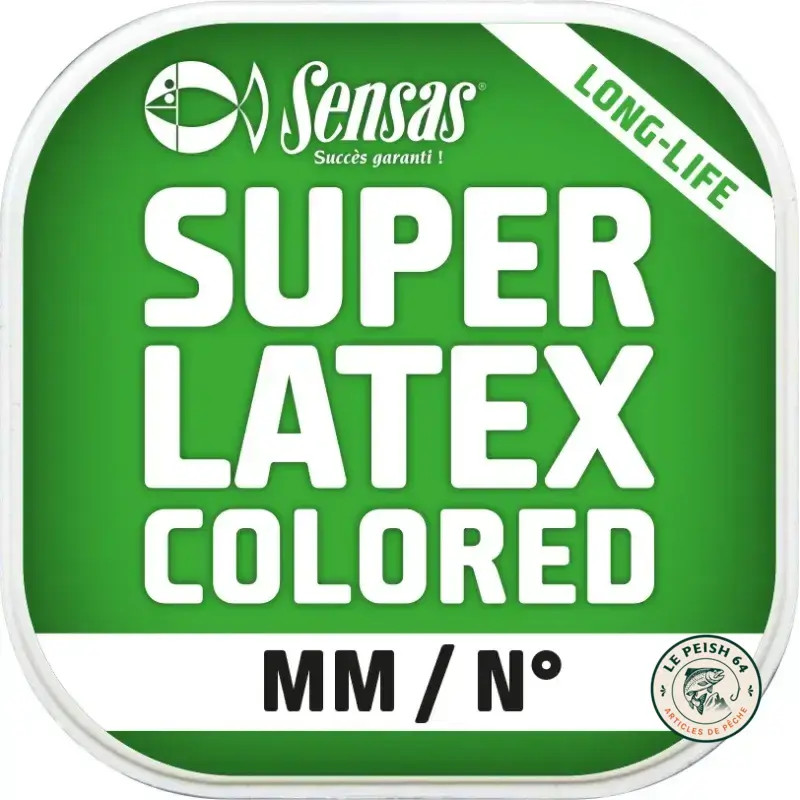 Élastique Super Latex Colored 6 m Sensas | Le Peish 64