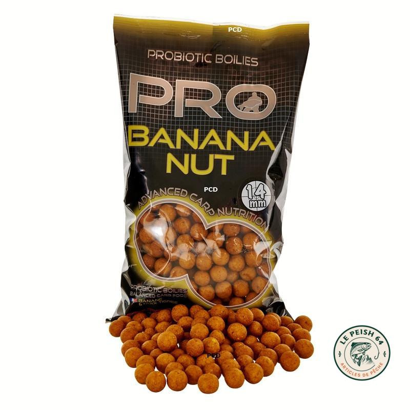 Bouillettes Starbaits Probiotic Banana Nut 14mm 800g | Le Pe