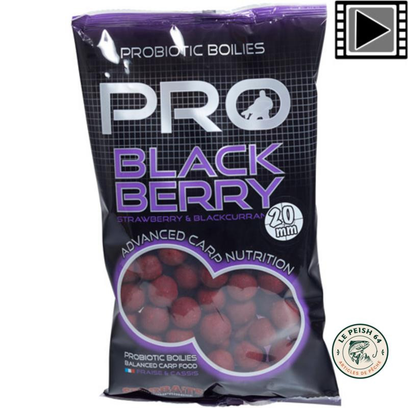 Starbaits Probiotic Blackberry 20mm 800g | Le Peish 64