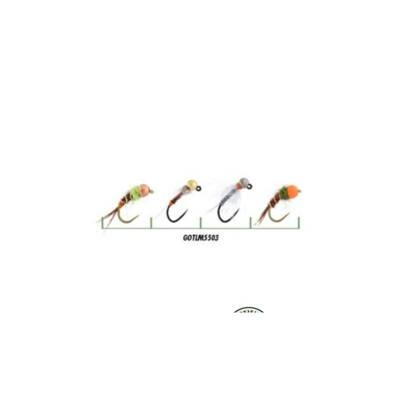 Set 4 nymphes tungstène #16 3,3mm | Le Peish 64