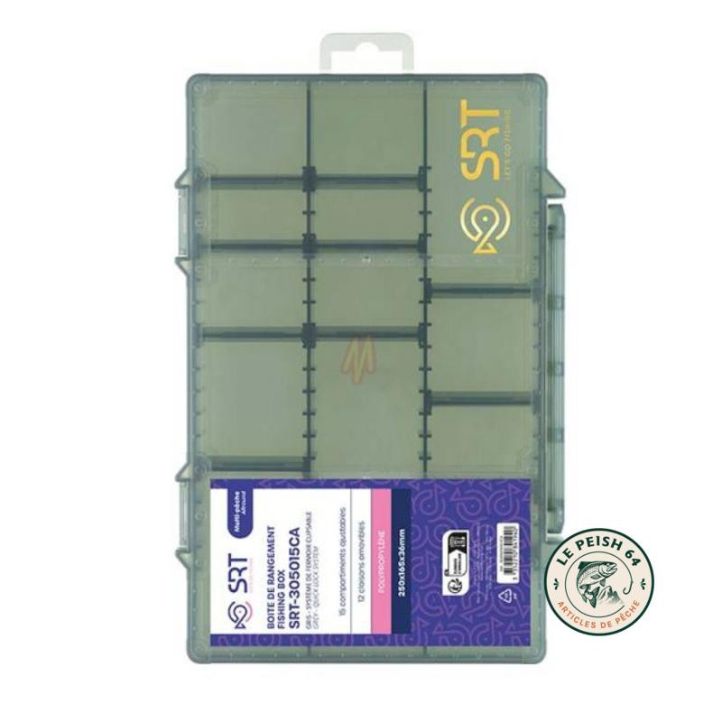 Boîte SERT SRT 305015CA 15 compartiments | Le Peish 64