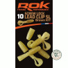 ROK Screw Lock Lead Clip SL Brown (x10) | Le Peish 64