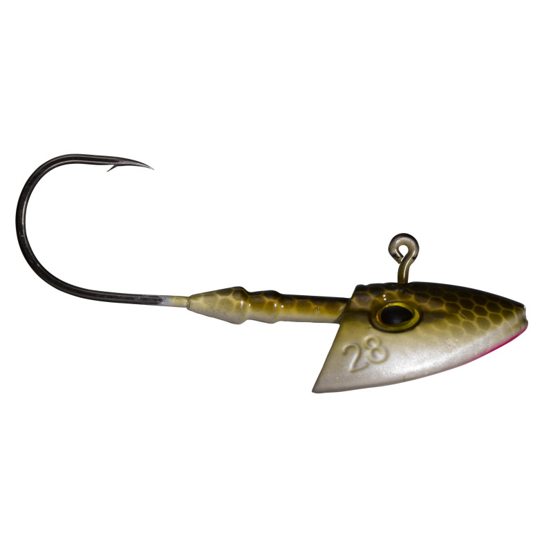 Tête plombée Gunki G'Verti 14 g Brown White | Le Peish 64