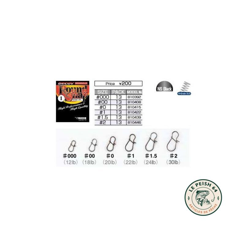 Decoy Round Snap Size 1 | Le Peish 64