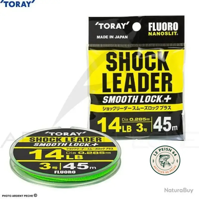 Shock Leader Smooth Lock+ 18lb 45m | Le Peish 64