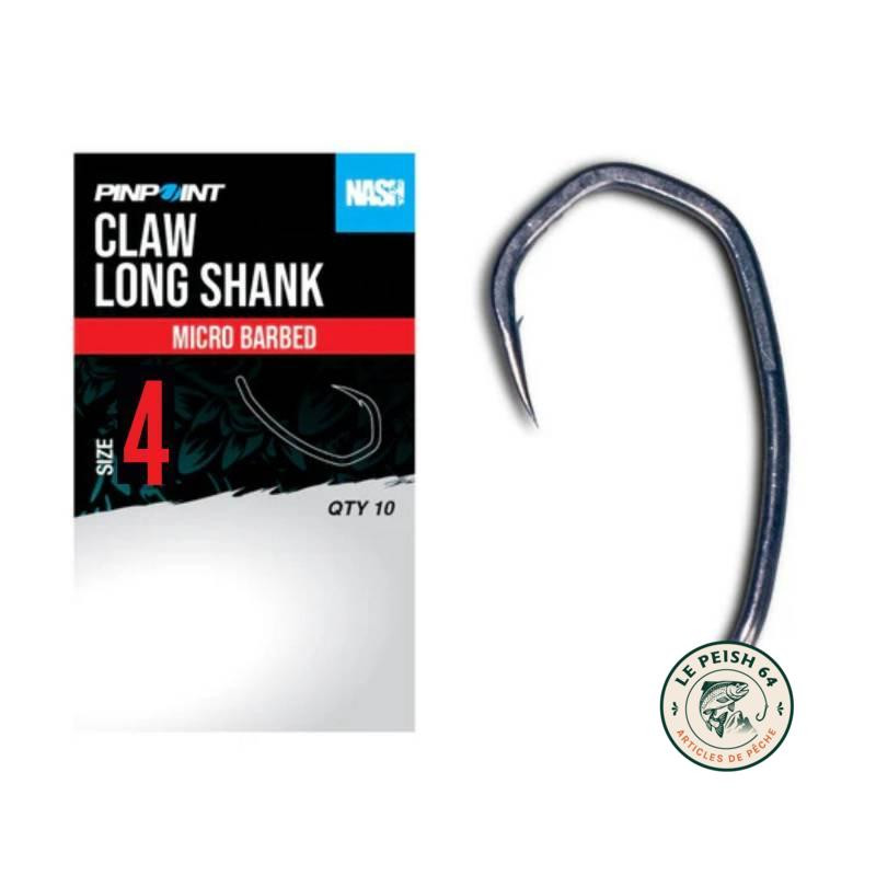 Claw Long Shank Size 4 | Le Peish 64