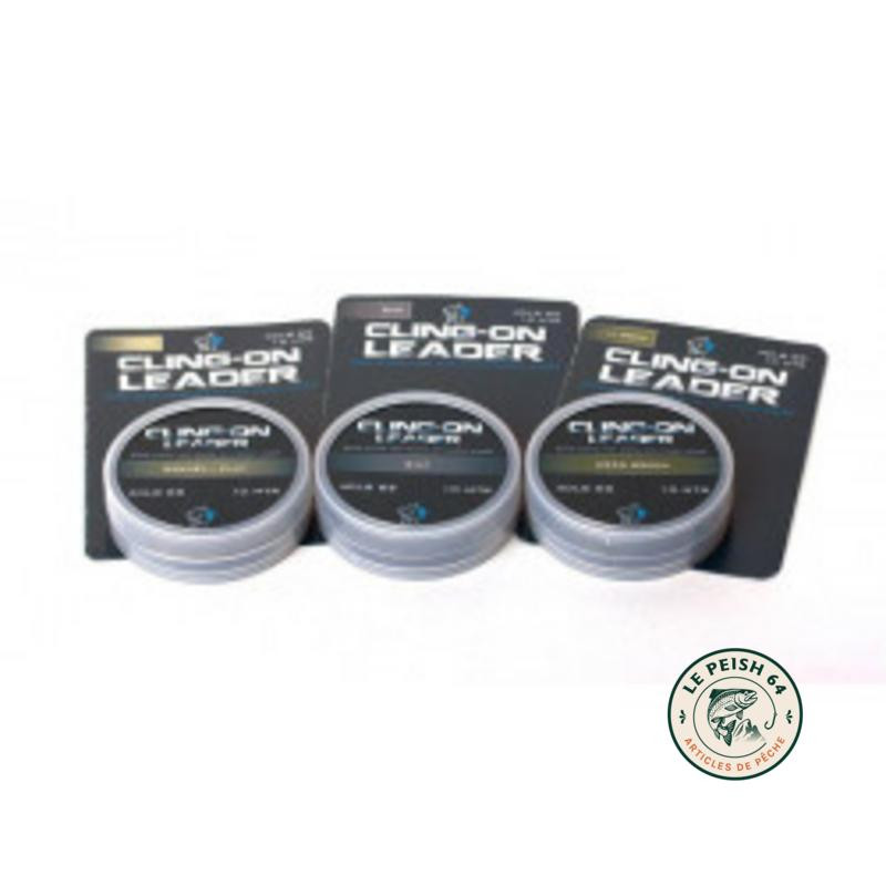 Cling-On Leader 65lb 7m Dark Silt | Le Peish 64
