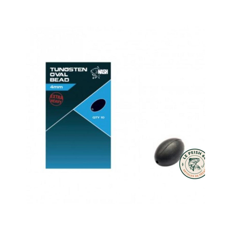 Tungsten Oval Bead 4mm | Le Peish 64