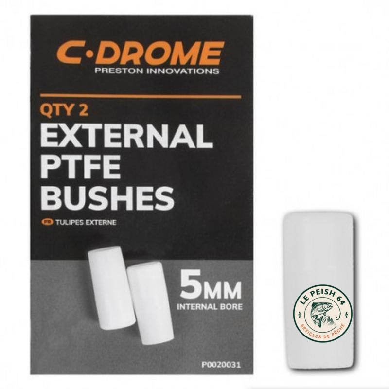External PTFE Bushes 5mm White | Le Peish 64