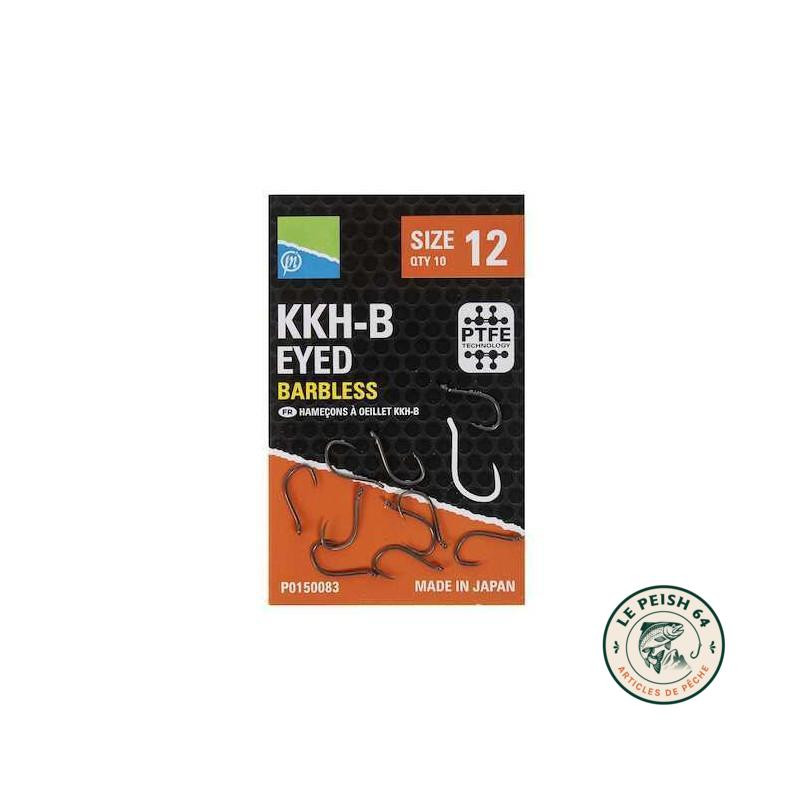 Preston KKH-B Eyed Barbless Size 10 | Le Peish 64