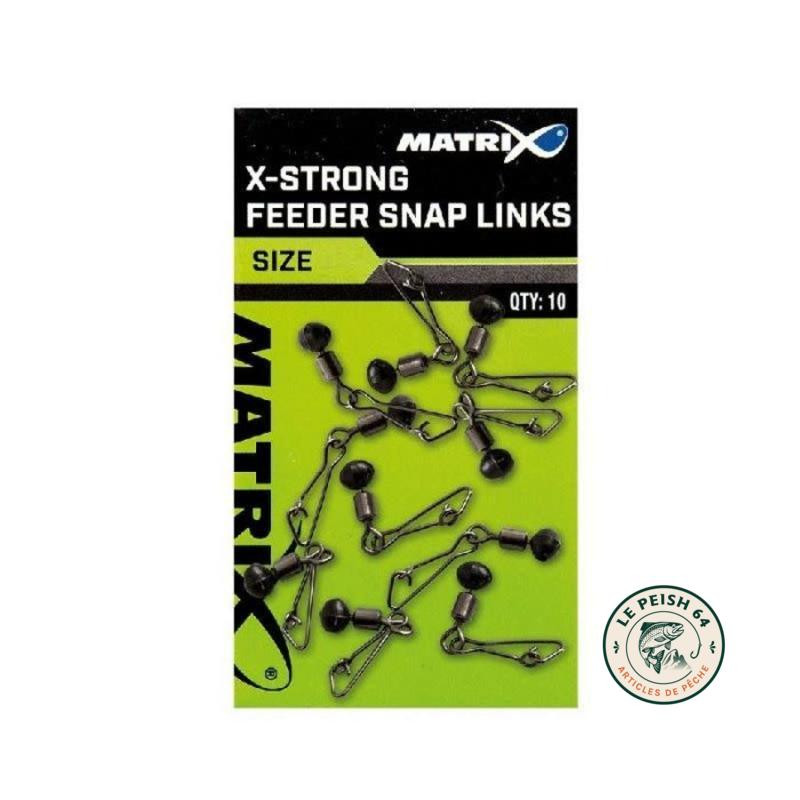 Matrix X-Strong Feeder Snap Links T.12 | Le Peish 64