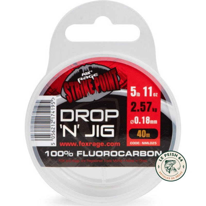 Fluorocarbone Drop N Jig 0.20mm | Le Peish 64