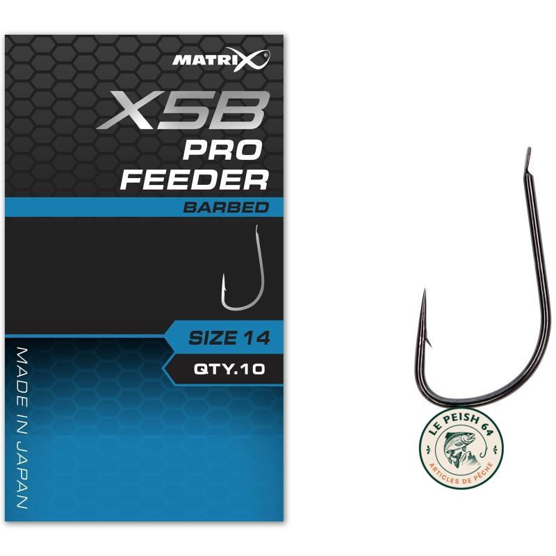 X5B Pro Feeder Barbed N°14 | Le Peish 64