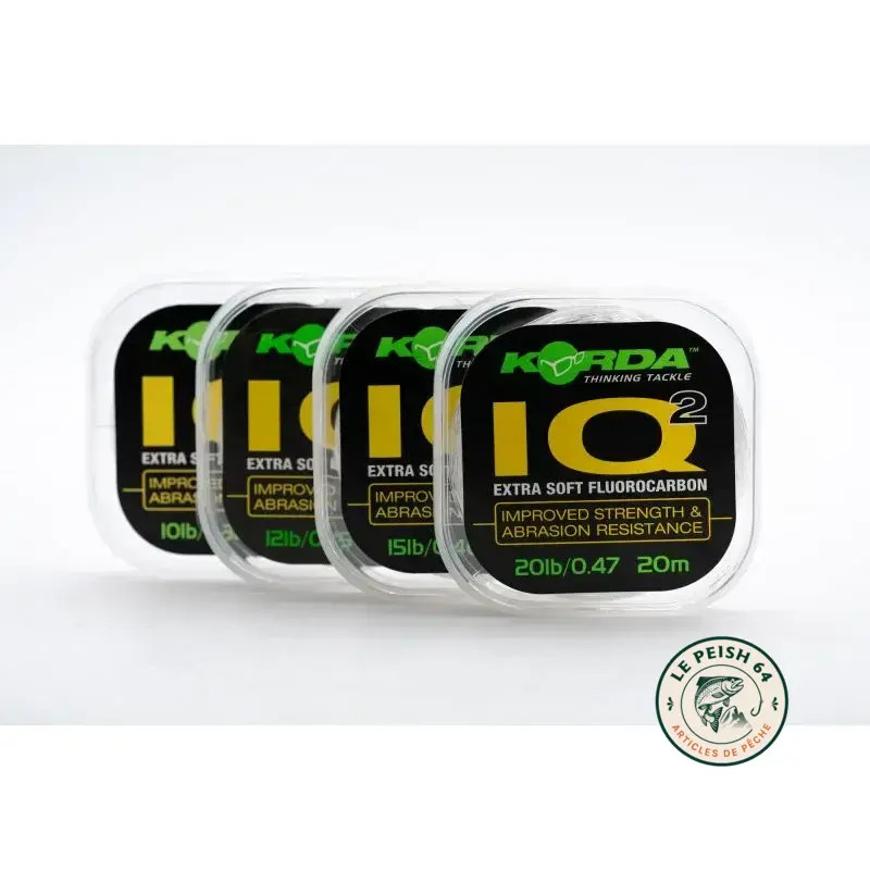 Korda IQ2 Extra Soft 15lb 0,40mm 20m | Le Peish 64