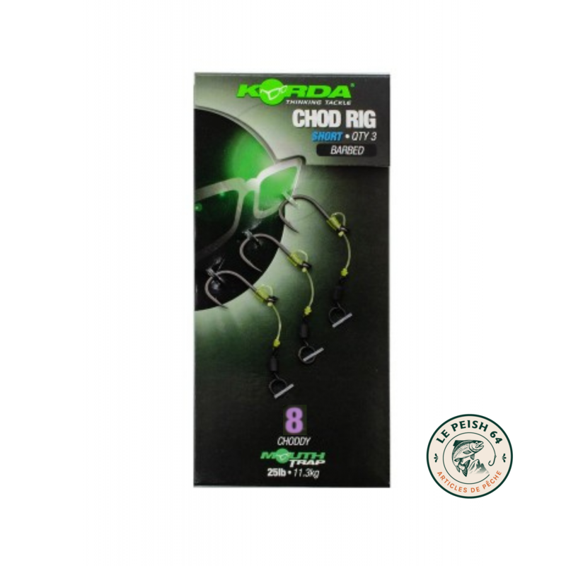 Chod Rig Short Choddy n8 Barbed x3 | Le Peish 64