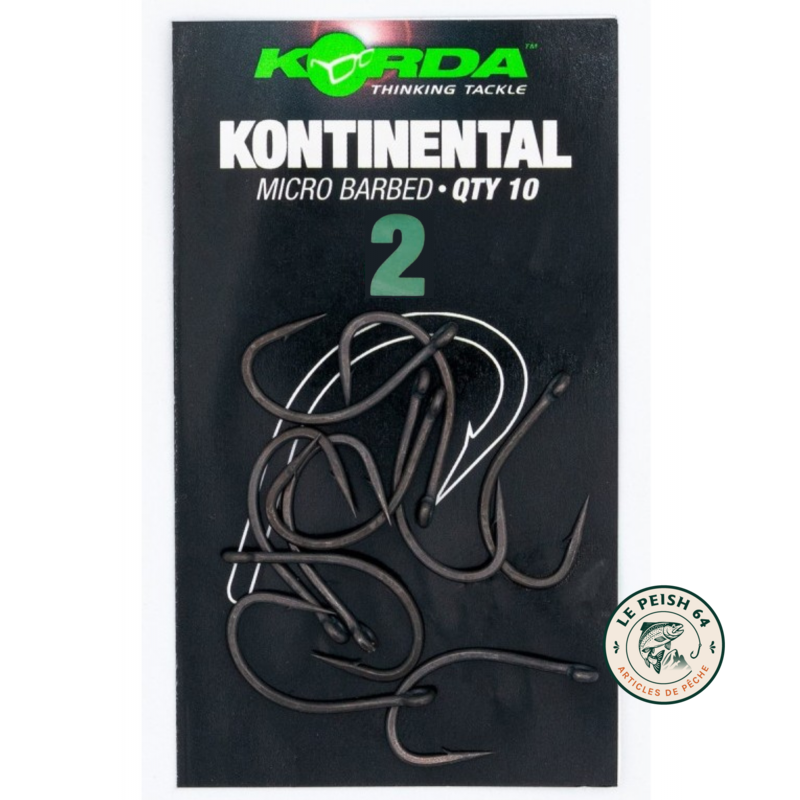 Korda Kontinental Hook Size 02 | Le Peish 64
