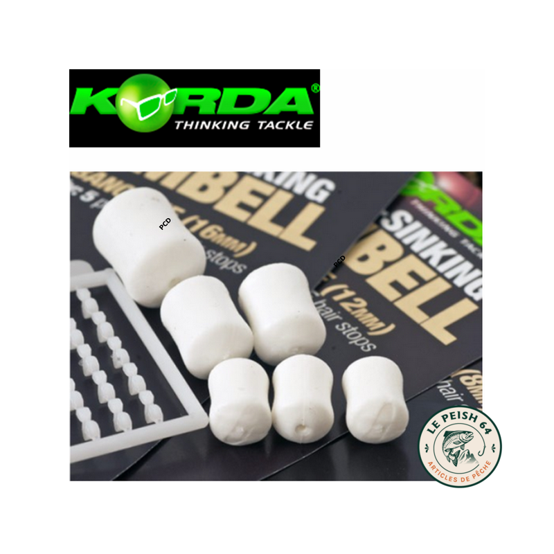 DUMBELL POP-UP 8MM BEIGE | Le Peish 64