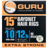 Bayonet Hair Rigs 15" Size 12 | Le Peish 64