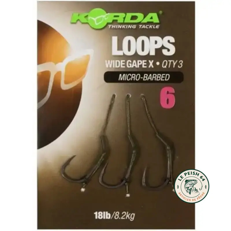 Loops Wide Gape X Size 6 | Le Peish 64