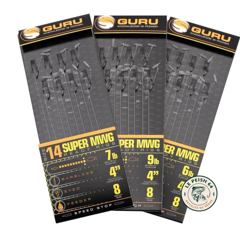 Guru SMWG Speed Stop Rig 4" n°10 9lb | Le Peish 64