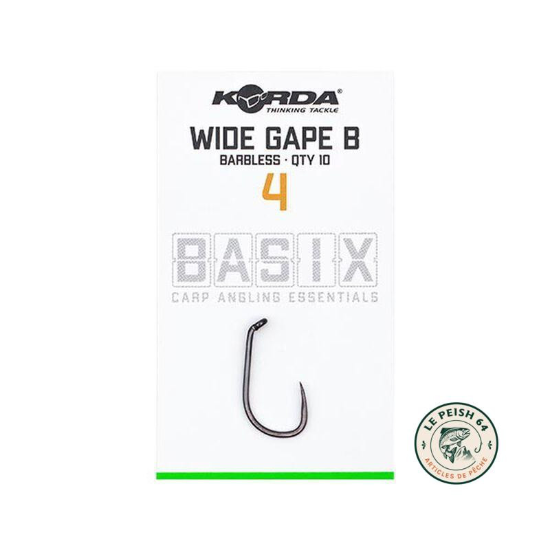 Basix Wide Gape Barbless 4 | Le Peish 64