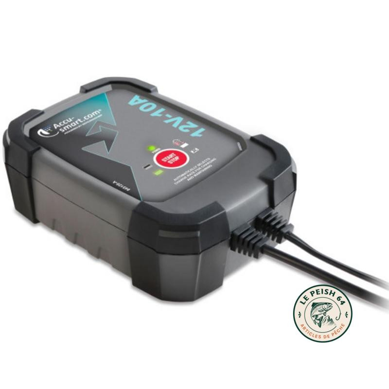 Chargeur batterie 12V 10A Accu-Smart | Le Peish 64