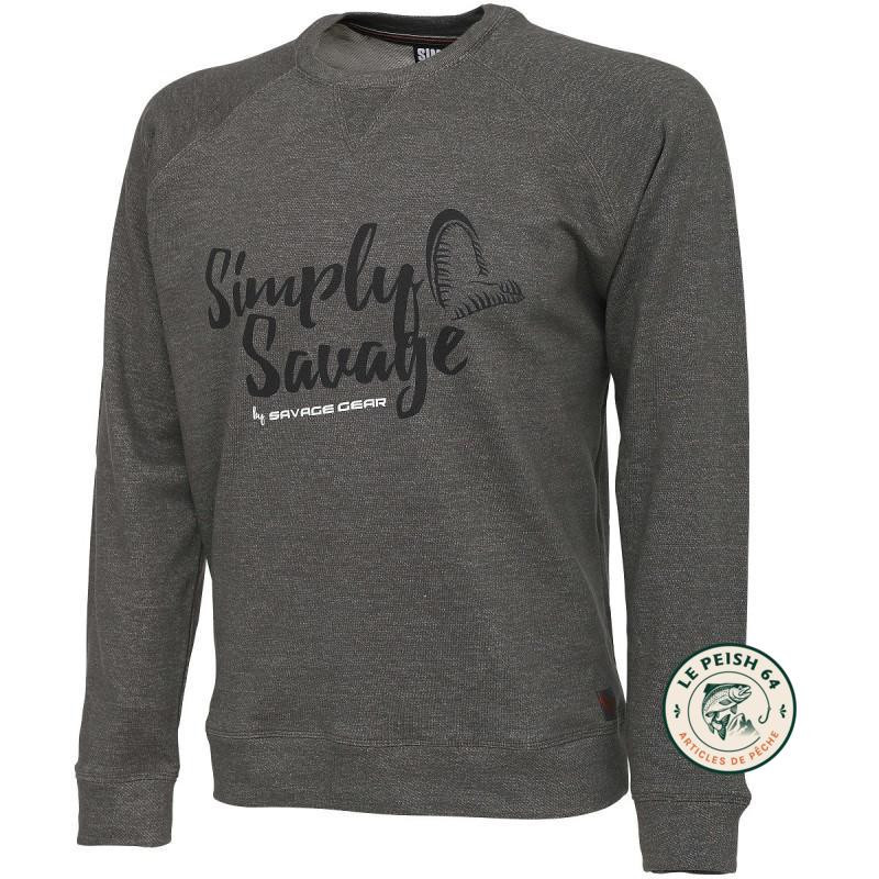 SG Simply Savage Sweater Grey L | Le Peish 64