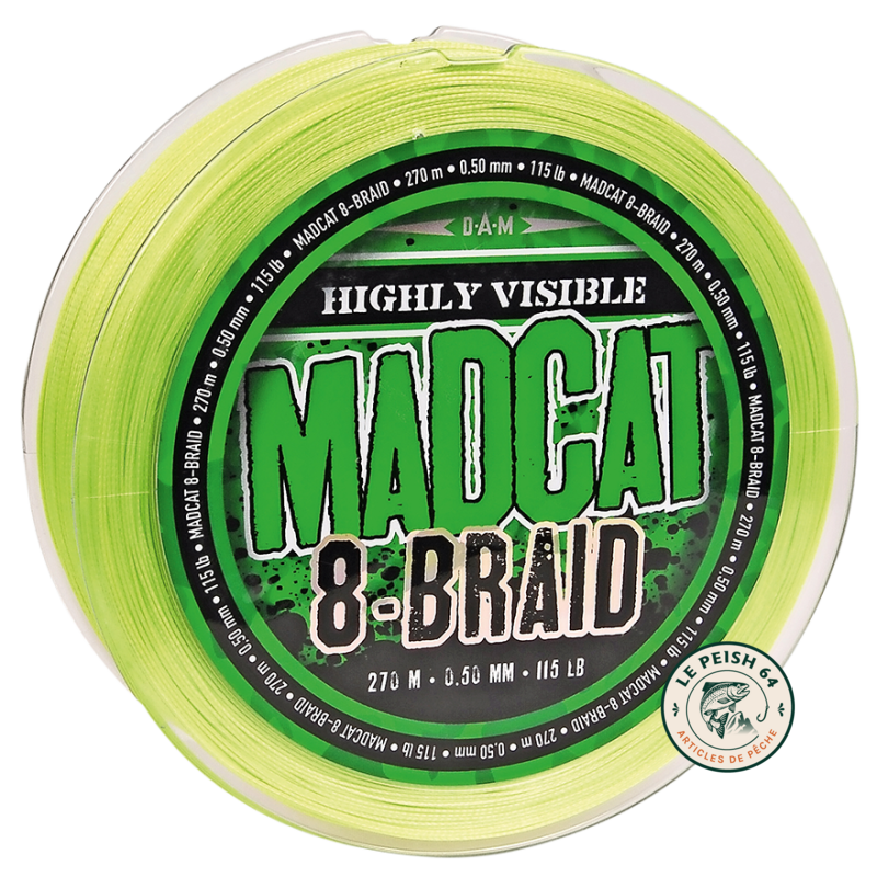 Madcat Distance 8-Braid 0,50 mm 990 m | Le Peish 64