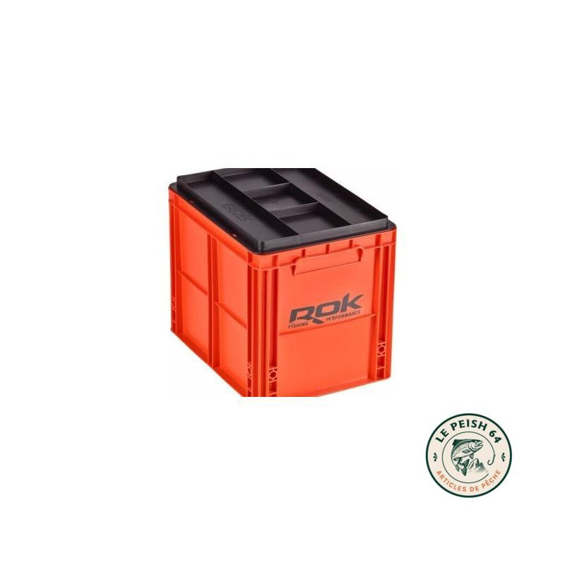 ROK Crate 433 Orange + couvercle | Le Peish 64