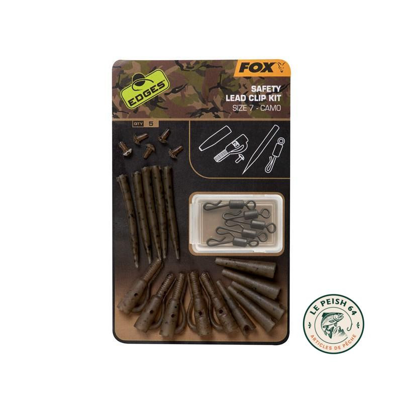 Fox Edges Camo Lead Clip Kit taille 7 | Le Peish 64