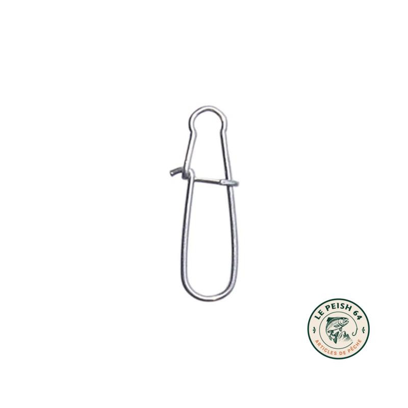 Agrafe double nickelée T0 12 kg | Le Peish 64