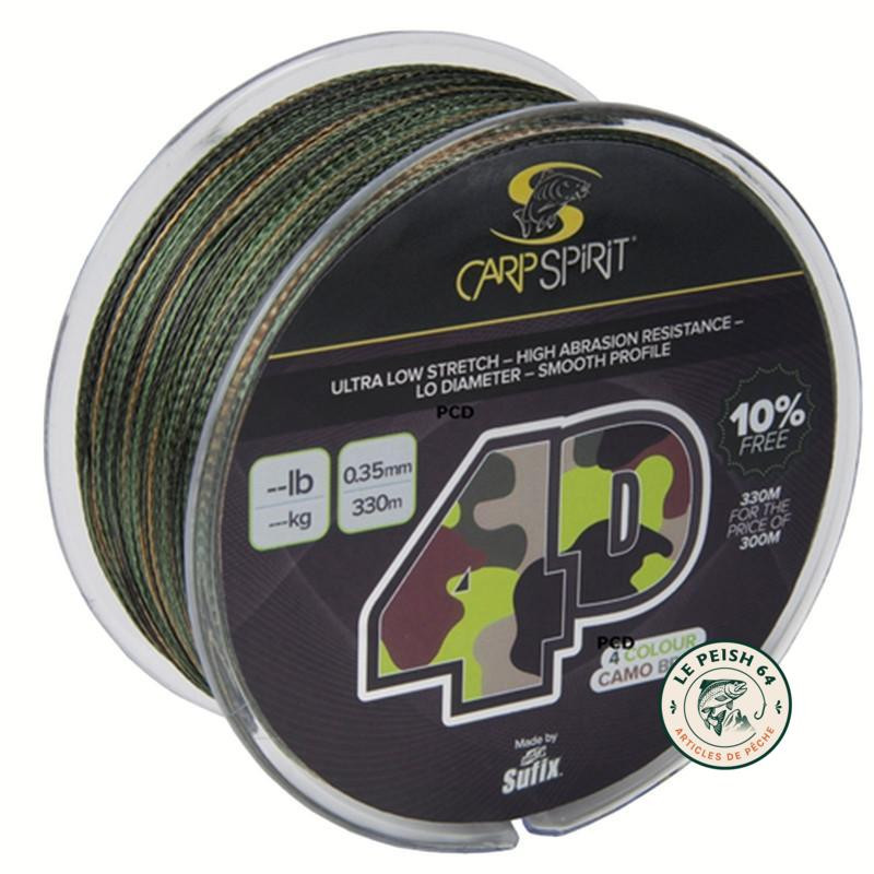 Carp Spirit 4D Camo Braid 0,35mm 1000m | Le Peish 64