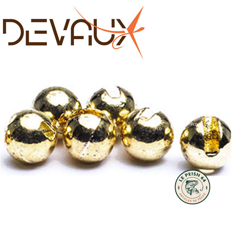Billes tungstène fendues DVX 4mm Or | Le Peish 64