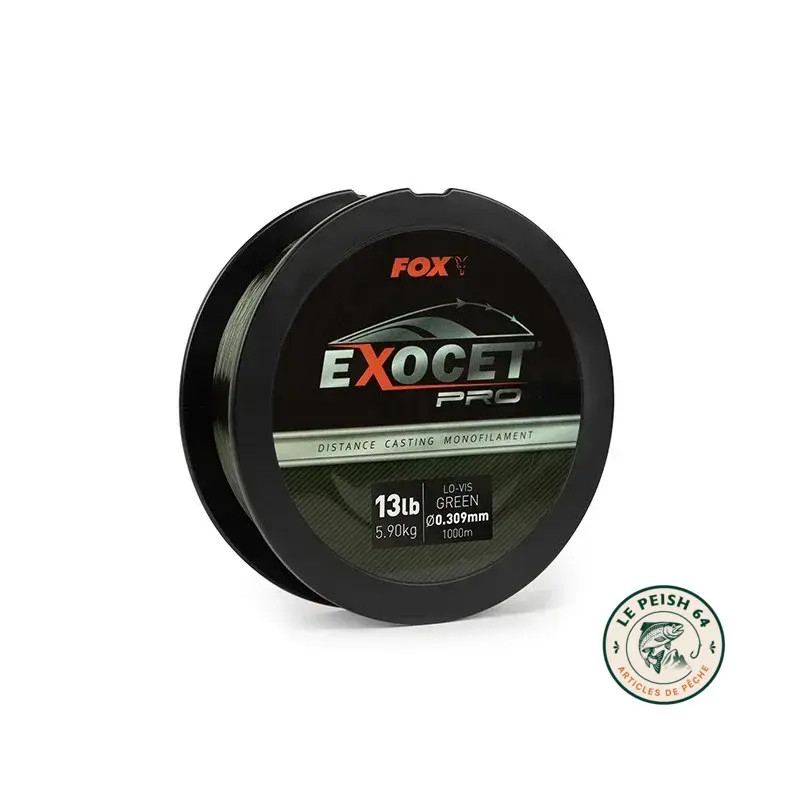 Fox Exocet Pro Lo-Vis Green 0,309 mm 1000 m | Le Peish 64