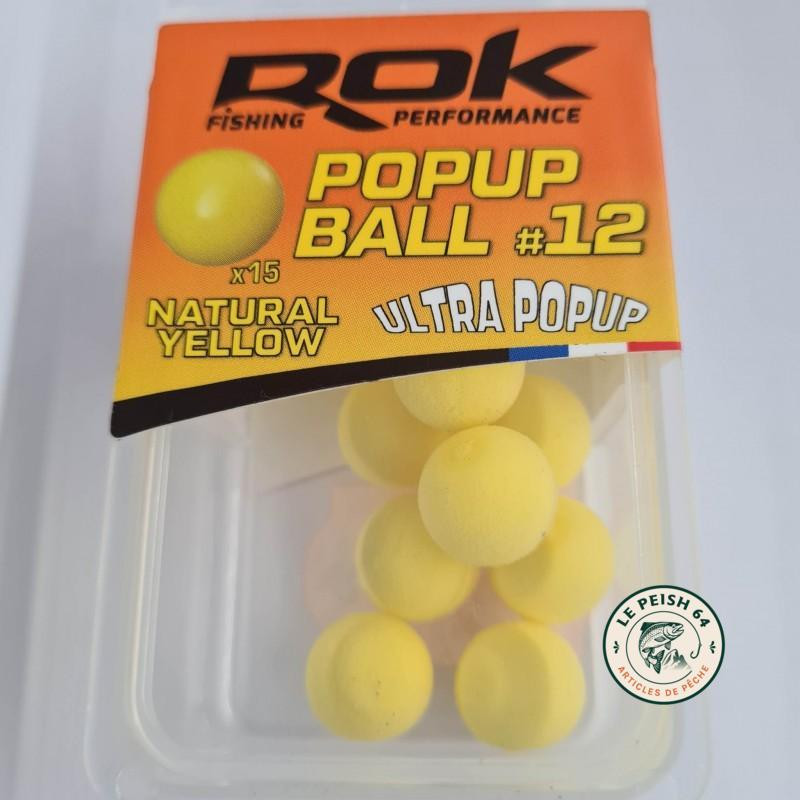 ROK Pop Up Ball 12 Natural Yellow x15 | Le Peish 64