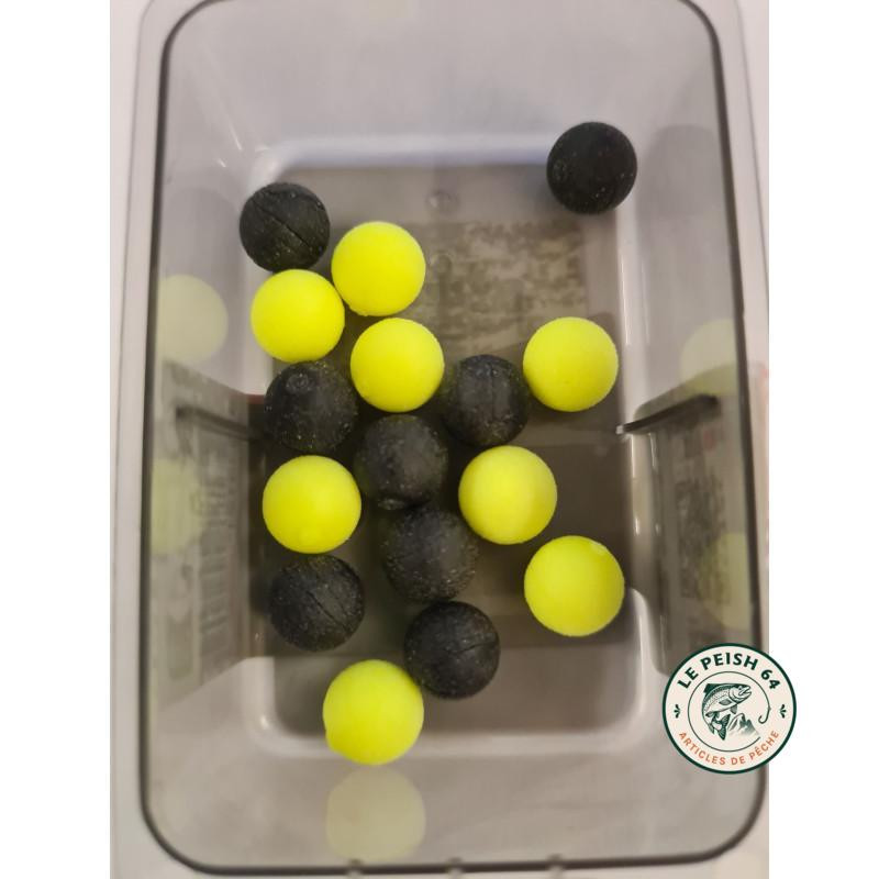 ROK Zig Balls N9 noir/jaune x16 | Le Peish 64