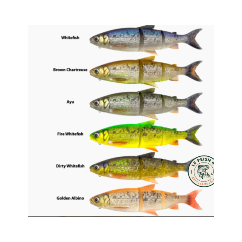 3D LT Whitefish 17cm 53g Gold Albino | Le Peish 64