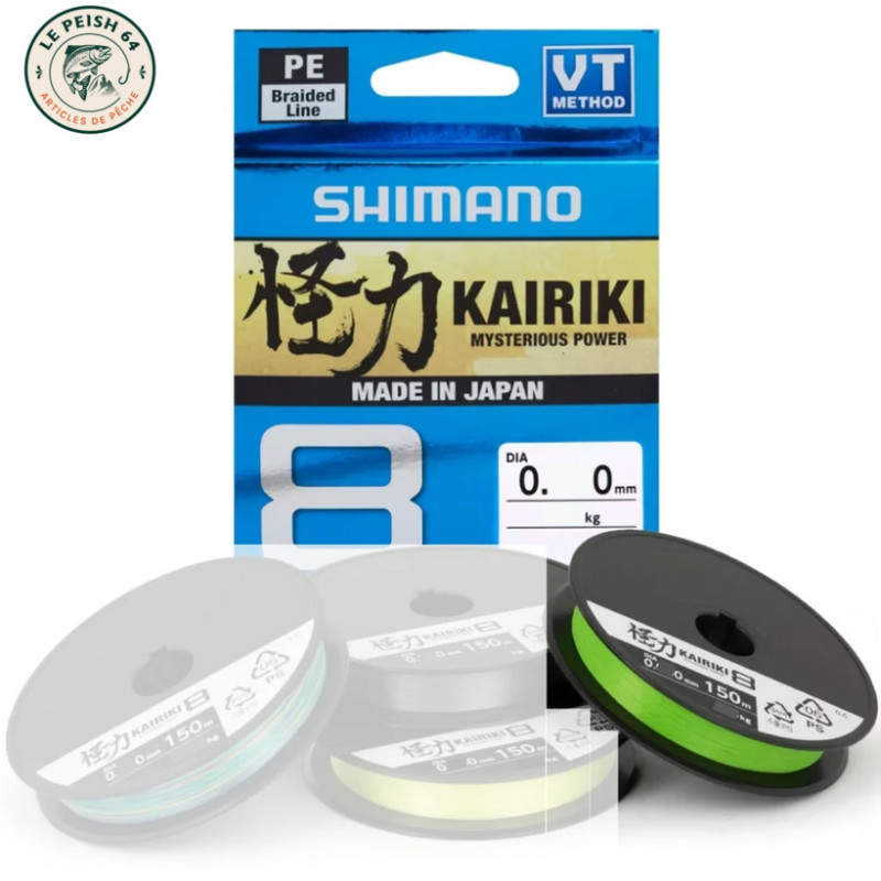 Kairiki 8 0,10 mm 150 m Mantis Green | Le Peish 64