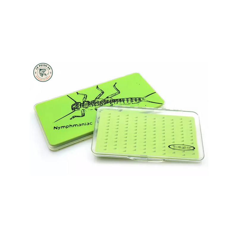 Vision V116 Fly Box Slim Nymphmaniac M | Le Peish 64