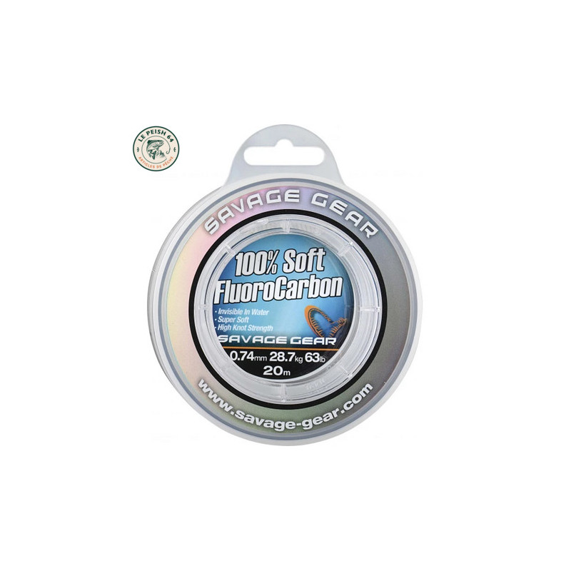 Soft Fluoro 0,60 mm 20 m Savage | Le Peish 64