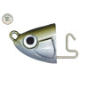 Tête plombée Black Minnow 15g Kaki | Le Peish 64