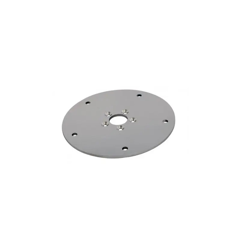 Platine basse ronde acier siège Ø180 | Le Peish 64