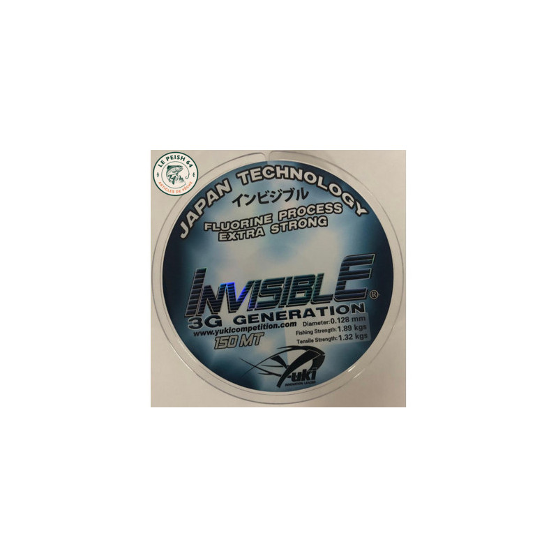 Yuki Invisible 3G 150m 0,12mm | Le Peish 64