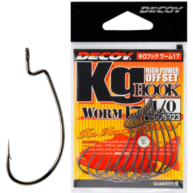 Decoy Worm 17 H 4/0 (6/pck) | Le Peish 64